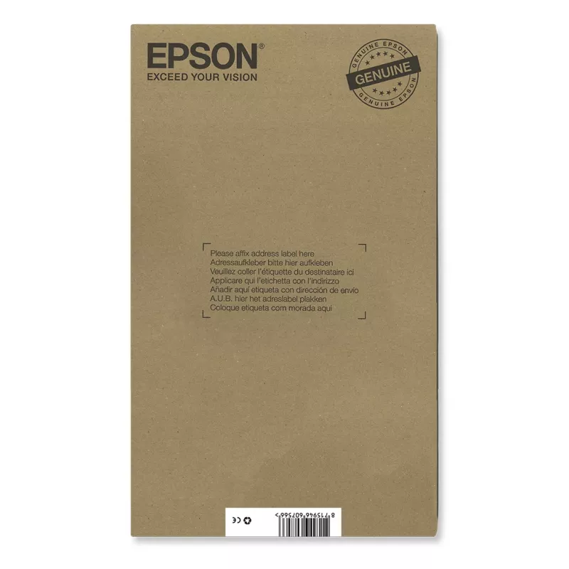 Epson multipack 6 cores 24XL EasyMail, preto, ciano, ciano claro, magenta, magenta claro, amarelo