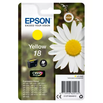 Epson Daisy embalagem individual amarelo 18 Claria Home tinta