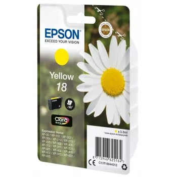 Epson Daisy embalagem individual amarelo 18 Claria Home tinta