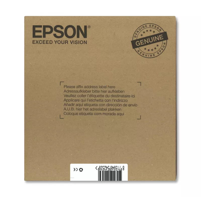 Tinteiros multipack jato de tinta Epson Fox T128 EasyMail — 4 cores (preto 5,9 ml; ciano/magenta/amarelo 3,5 ml)
