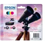 Epson 502XL C13T02W64020 Claria Home Ink multipack de cartuchos de tinta, 4 un., XL, 28,4 ml, preto/ciano/magenta/amarelo, até 550 (preto) / 470 (cor) páginas