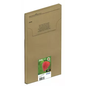 Epson Strawberry multipack 4 cores 29XL EasyMail, alta (XL) autonomia, preto, ciano, magenta, amarelo, 11,3 ml, 6,4 ml, 1 unid., embalagem múltipla