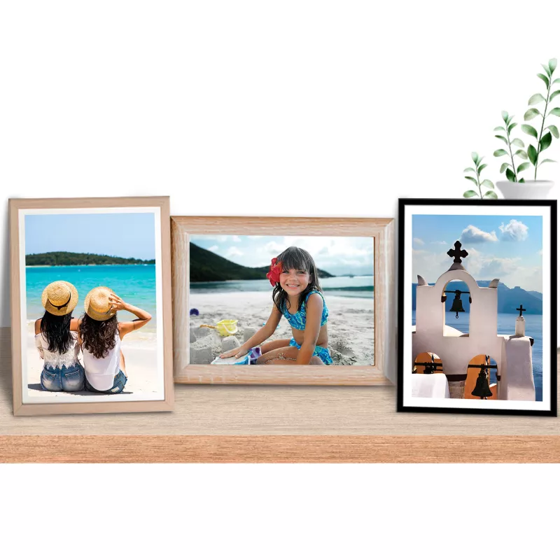 HP Q8696A Advanced Glossy papel fotográfico brilhante sem margens, 250 g/m², 13 x 18 cm (130 x 180 mm), 25 folhas