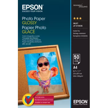Papel fotográfico brilhante Epson C13S042539 A4 50 folhas