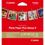 Papel fotográfico Canon PP-201 Glossy II Photo Paper Plus 13x13 cm – 20 folhas