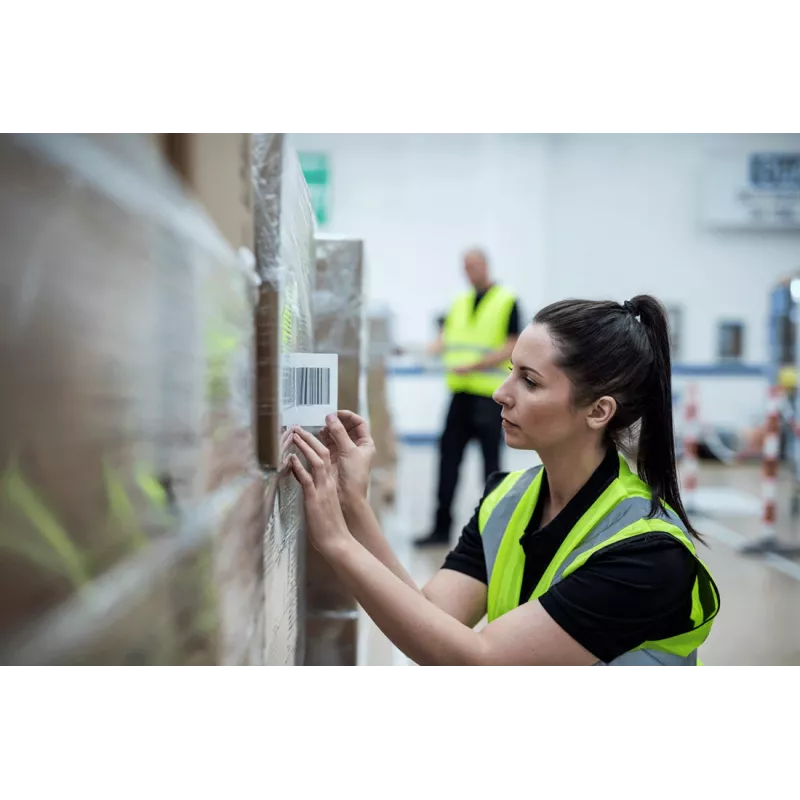 Rolo de etiquetas contínuas térmicas diretas Brother, branco, etiqueta autoadesiva para impressora, etiqueta contínua, térmica direta, TD-4410D, TD-4420DN, TD-4520DN, TD-4550DNWB, 10,2 cm
