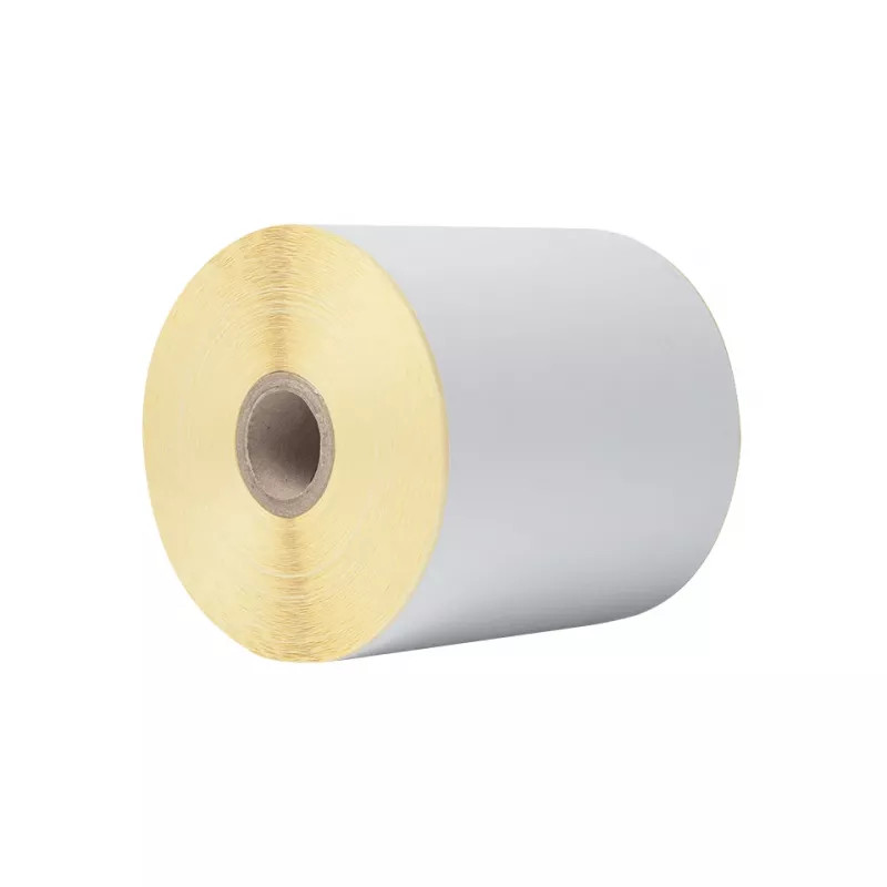 Rolo de etiquetas contínuas térmicas diretas Brother, branco, etiqueta autoadesiva para impressora, etiqueta contínua, térmica direta, TD-4410D, TD-4420DN, TD-4520DN, TD-4550DNWB, 10,2 cm
