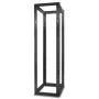 APC NetShelter AR203A - rack de estrutura aberta de 4 postes 44U com furos quadrados