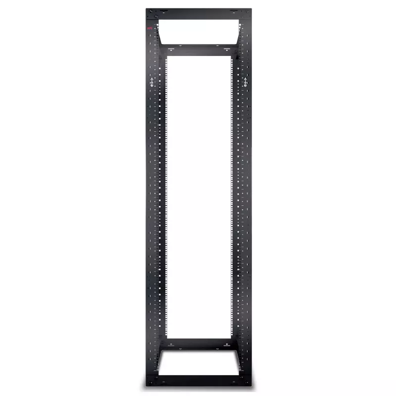 APC NetShelter AR203A - rack de estrutura aberta de 4 postes 44U com furos quadrados