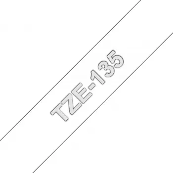 Fita de etiquetagem Brother TZE-135 12 mm preto sobre branco