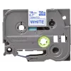 Fita de etiquetagem Brother TZE-243 azul sobre branco