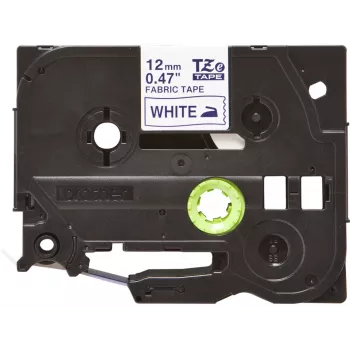 Fita de etiquetagem Brother TZE-FA3 azul sobre branco