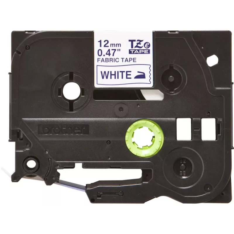Fita de etiquetagem Brother TZE-FA3 azul sobre branco