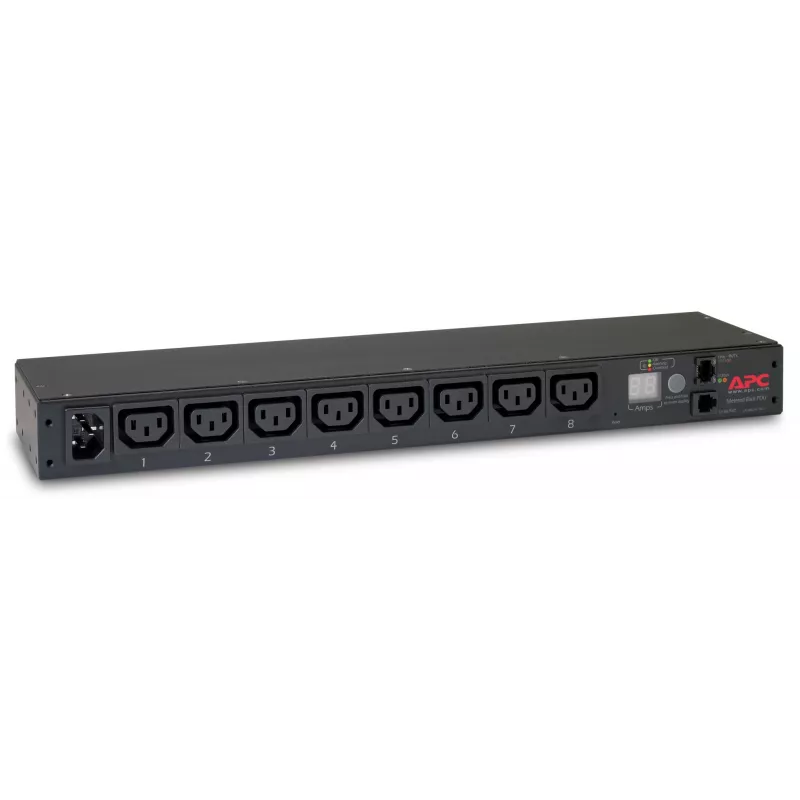Unidade de distribuição de energia (PDU) APC AP7820B 8 saídas AC 0U/1U preto