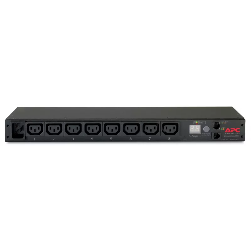 Unidade de distribuição de energia (PDU) APC AP7821B 8 tomadas AC 0U/1U preto
