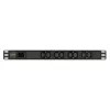APC Easy Rack PDU, Basic, 1U, 1 fase, 3,7 kW, 230 V, 16 A, 8 saídas C13, entrada IEC60320 C20