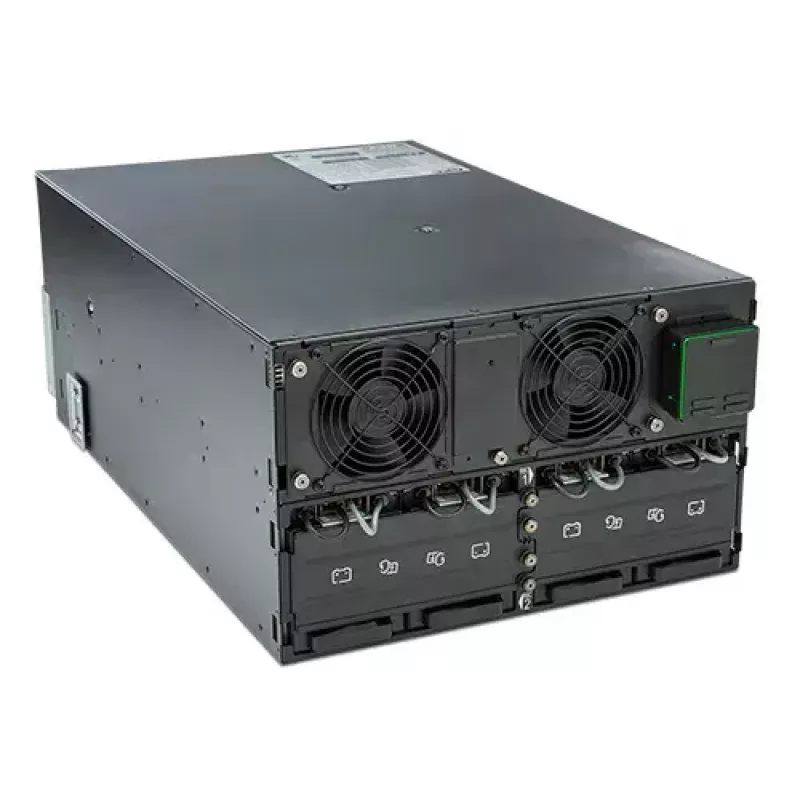 APC Smart-UPS On-Line SRT8KRMXLI - 8kW/VA, 6x C13 + 4x C19 + saída monofásica Hardwire, montagem em rack, NMC integrado