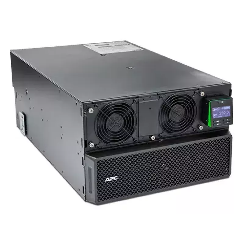 APC Smart-UPS On-Line SRT8KRMXLI - 8kW/VA, 6x C13 + 4x C19 + saída monofásica Hardwire, montagem em rack, NMC integrado