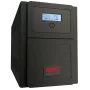 APC Easy UPS 1 Ph Line Interactive, 1000VA, Tower, 230V, 6 saídas IEC C13, AVR, contacto seco, LCD, sem suporte para placa de rede