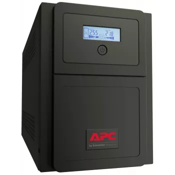 APC Easy UPS 1 Ph Line Interactive, 1500VA, Tower, 230V, 6 saídas IEC C13, AVR, contacto livre de potencial, LCD, sem suporte para placa de rede