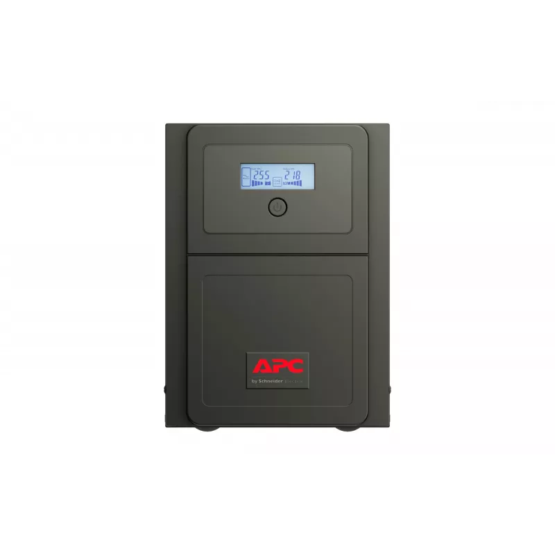 APC Easy UPS 1 Ph Line Interactive, 750VA, Tower, 230V, 6 saídas IEC C13, AVR, contacto livre de potencial, LCD, sem suporte para placa de rede