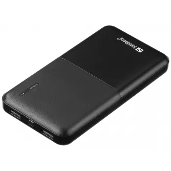 Sandberg Saver Powerbank 10000, 10000 mAh, Lithium-Polymer (LiPo), preto