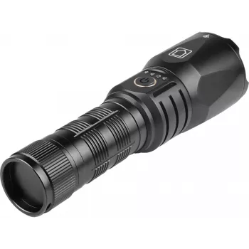 Sandberg Survivor Torch Powerbank 5000, lanterna de mão, preto, alumínio, IPX4, -30 – 40 °C, FCC, RoHS, UKCA, CE