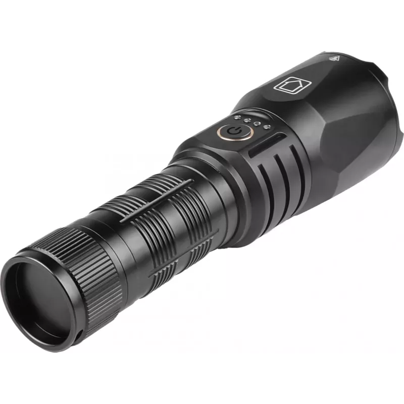 Sandberg Survivor Torch Powerbank 5000, lanterna de mão, preto, alumínio, IPX4, -30 – 40 °C, FCC, RoHS, UKCA, CE