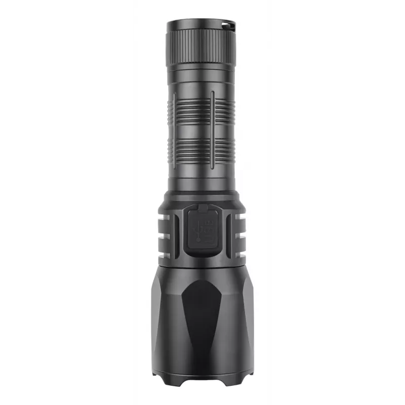 Sandberg Survivor Torch Powerbank 5000, lanterna de mão, preto, alumínio, IPX4, -30 – 40 °C, FCC, RoHS, UKCA, CE