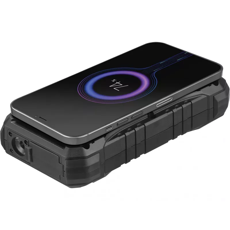 Sandberg Survivor Powerbank 20000 PD30W, 20000 mAh, carregamento sem fios, preto