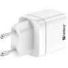Carregador Sandberg 2in1 1xUSB-C 1xUSB 35W interior AC universal