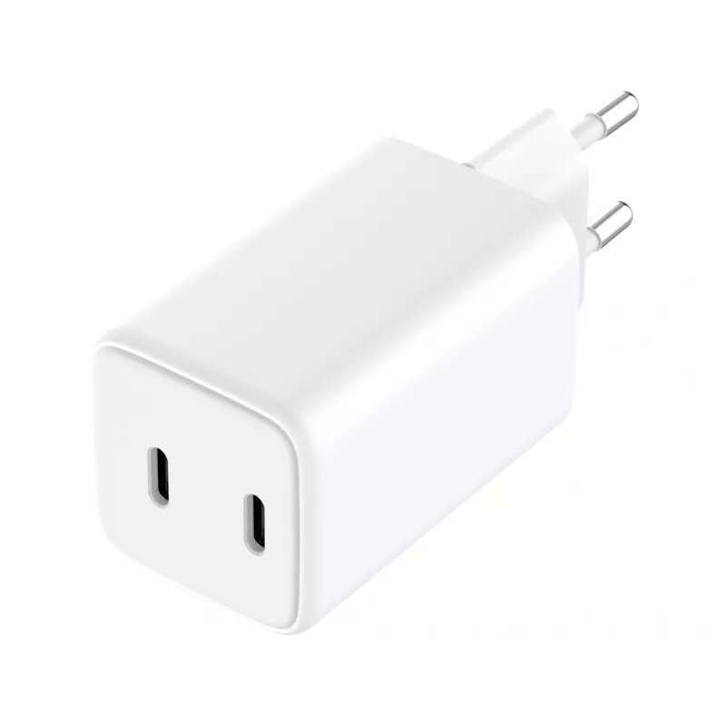 Carregador de parede Sandberg Dual USB-C PD65W EU, interior, AC, 20 V, 3,25 A, branco
