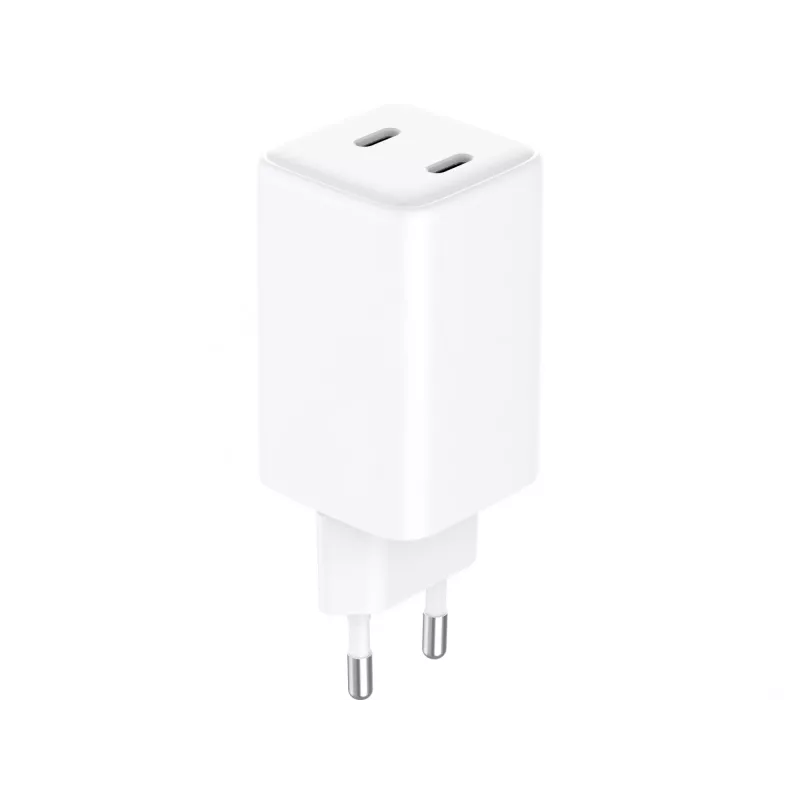 Carregador de parede Sandberg Dual USB-C PD65W EU, interior, AC, 20 V, 3,25 A, branco
