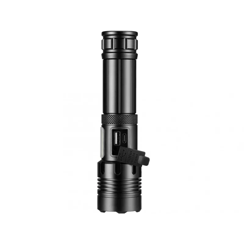 Sandberg Survivor 7in1 Torch Powerbank 5000, lanterna de mão, preto, alumínio, LED, 2 lâmpadas, 200 lm