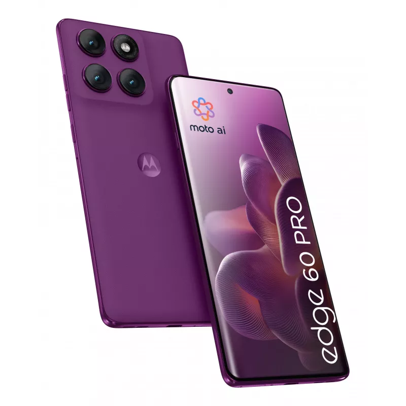 Motorola edge 60 pro 16,9 cm (6,67 inch) Dual SIM Android 15 5G USB Type-C 12 GB 512 GB 6000 mAh roxo