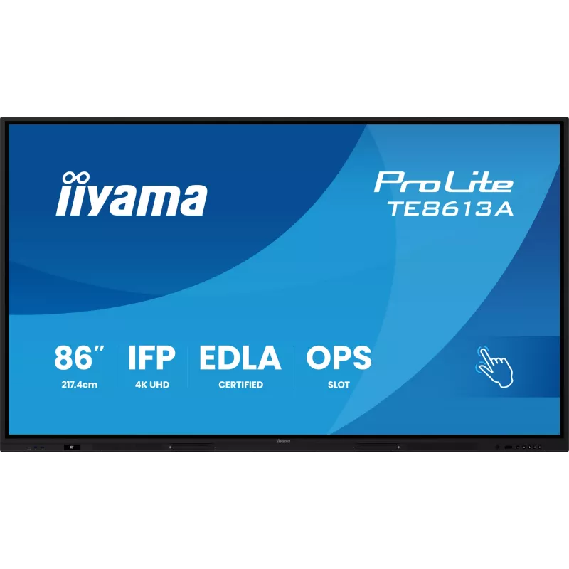 iiyama TE8613A-B1AG ecrã de sinalização interativo 2,17 m (85,6