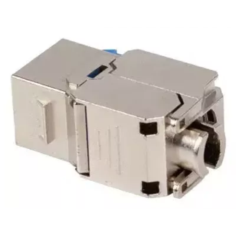 Módulo keystone Lanberg KSF6-4000, conector RJ-45 plano, azul-prateado