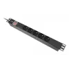 PDU Lanberg PDU-05E-0200-BK 5 tomadas AC 1U preto
