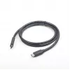 Cabo USB-C para USB-C Gembird CCP-USB3.1-CMCM-1M — 1 m, USB 3.2 Gen 1, preto