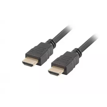 Cabo HDMI LANBERG CA-HDMI-11CC-0005-BK 0,5 m, HDMI Tipo A macho–macho, HDMI 1.4, 10,2 Gbit/s, preto