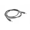 Cabo de áudio LANBERG 3,5 mm macho–macho 1,2 m preto