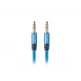 Cabo de áudio Lanberg CA-MJMJ-10CU-0010-BL 1m 3,5mm macho-macho azul