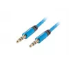 Cabo de áudio Lanberg CA-MJMJ-10CU-0030-BL 3 m 3,5 mm macho-macho azul