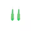 Cabo de fibra ótica LANBERG FO-SASA-SS21-0050-WH SC–SC 5 m G.657.A2 125 µm (branco/verde)