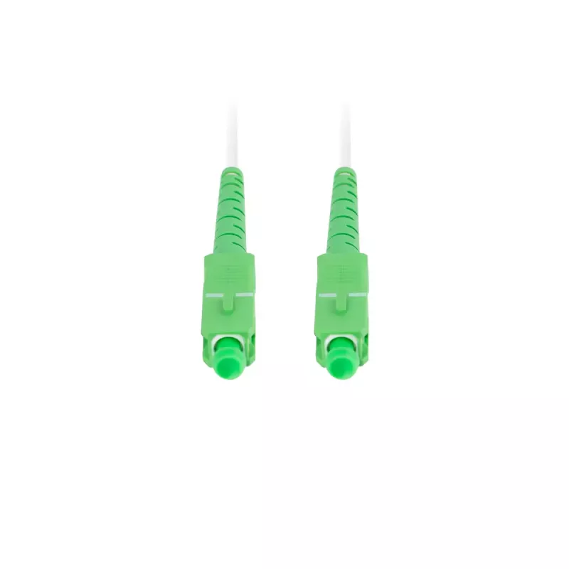 Cabo de fibra ótica LANBERG FO-SASA-SS21-0050-WH SC–SC 5 m G.657.A2 125 µm (branco/verde)