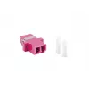Adaptador de fibra ótica LANBERG MM LC/UPC Duplex OM4