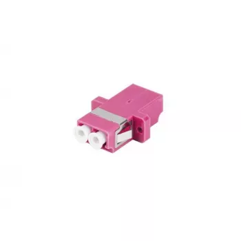 Adaptador de fibra ótica LANBERG MM LC/UPC Duplex OM4