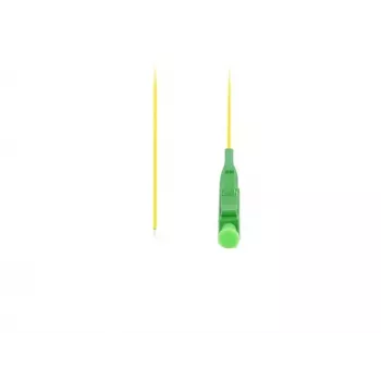 Pigtail de fibra ótica LANBERG SM LC/APC 9/125 G.657.A1 2 m amarelo
