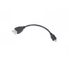 Cabo USB 2.0 LANBERG OEM-0006 — USB A para Micro-USB B, 0,15 m, preto