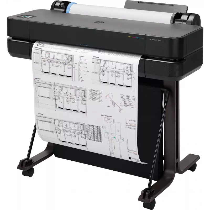 Impressora HP Designjet T630 24 polegadas edição 2025, impressão de tinta térmica, 2400 x 1200 DPI, HP-GL/2, JPEG, HP-RTL, CALS G4, URF, preto, ciano, magenta, amarelo, 2400 x 1200 DPI, 76 páginas por hora
